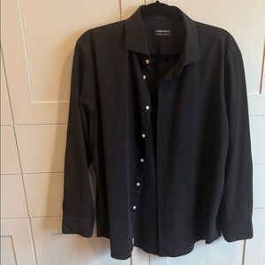 Nordstrom Men's Black Button-Down Shirt